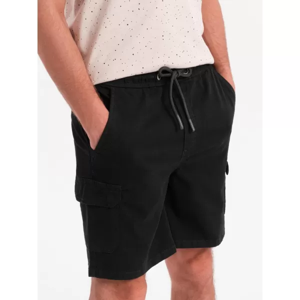  Pánské kraťasy OMBRE OM-SRCG-0190 BLACK 