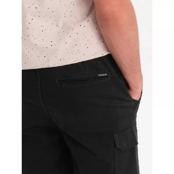  Pánské kraťasy OMBRE OM-SRCG-0190 BLACK 