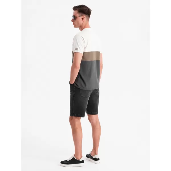  Pánské kraťasy OMBRE OM-SRDS-0192 BLACK 