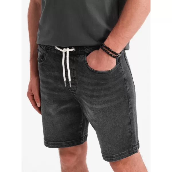  Pánské kraťasy OMBRE OM-SRDS-0192 BLACK 