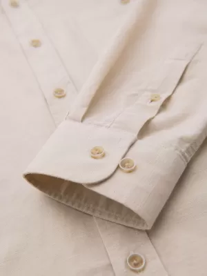 Pánská košile OMBRE OM-SHCS-0134 CREAM