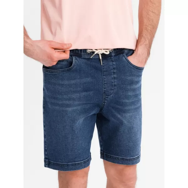 Pánské kraťasy OMBRE OM-SRDS-0192 BLUE 