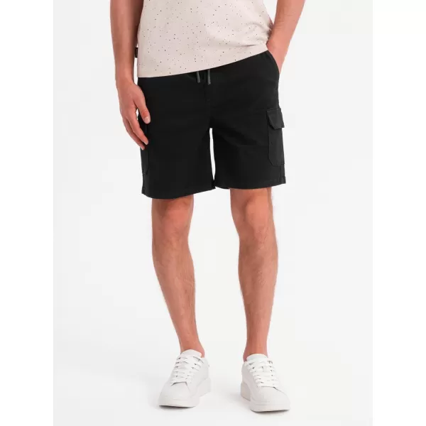  Pánské kraťasy OMBRE OM-SRCG-0190 BLACK 