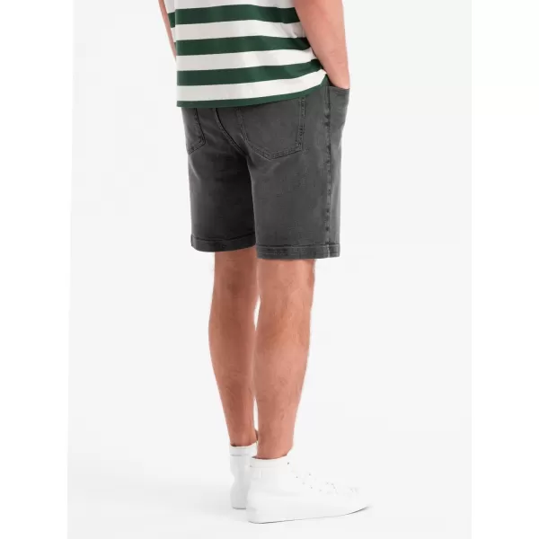  Pánské kraťasy OMBRE OM-SRDS-0192 GREY 