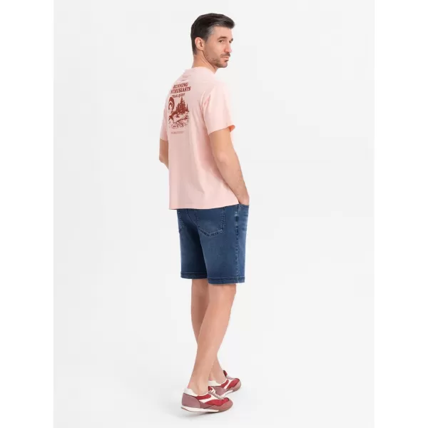  Pánské kraťasy OMBRE OM-SRDS-0192 BLUE 