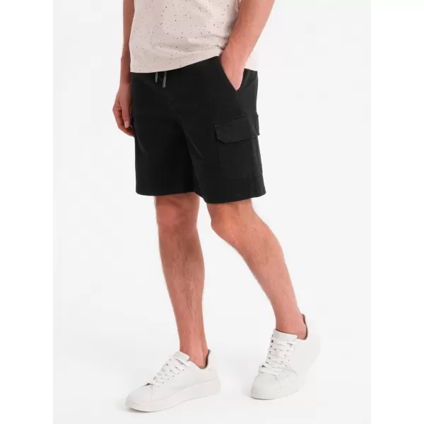  Pánské kraťasy OMBRE OM-SRCG-0190 BLACK 