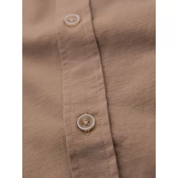  Pánská košile OMBRE OM-SHCS-0134 LIGHT BROWN 