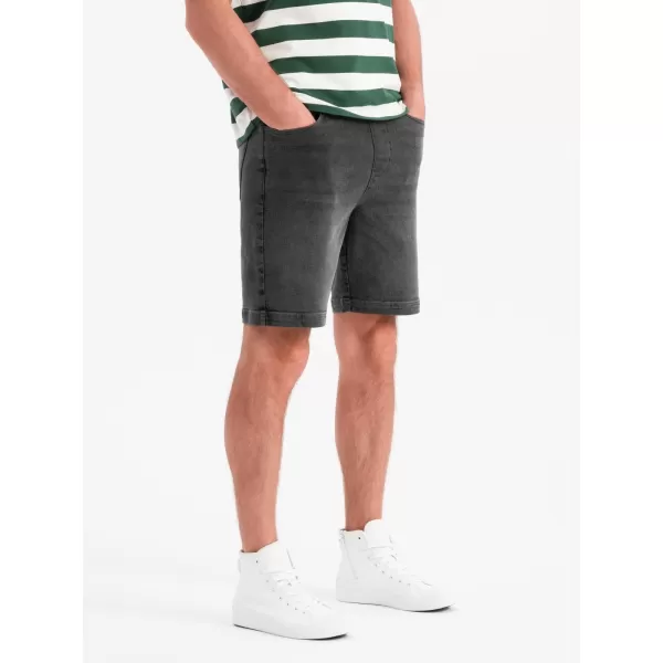  Pánské kraťasy OMBRE OM-SRDS-0192 GREY 