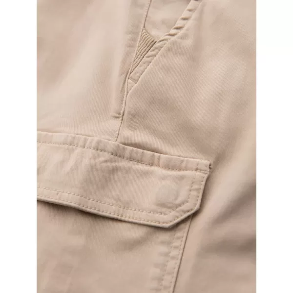  Pánské kraťasy OMBRE OM-SRCG-0190 BEIGE 