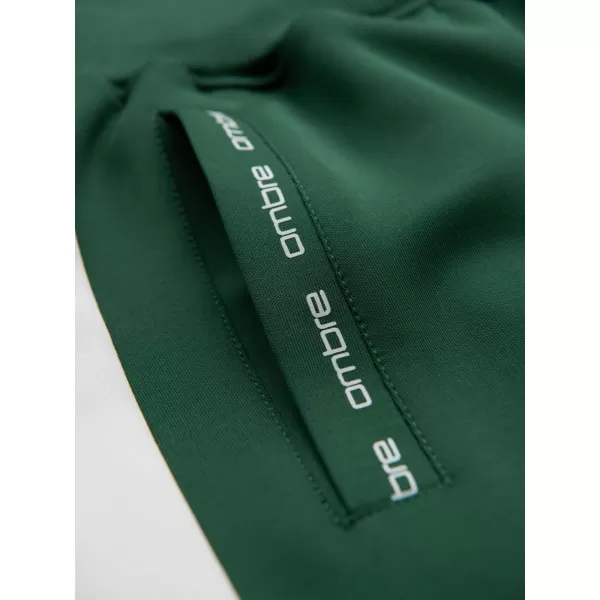  Pánské tepláky OMBRE OM-PASK-0229 DARK GREEN 
