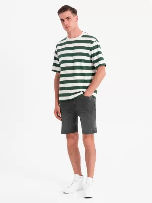 Pánské kraťasy OMBRE OM-SRDS-0192 GREY