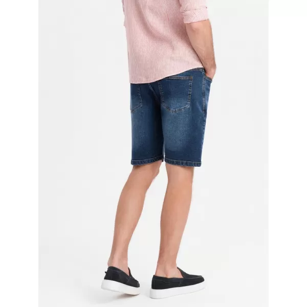  Pánské kraťasy OMBRE OM-SRDS-0171 DARK BLUE 