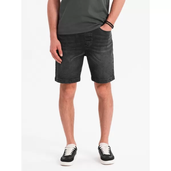  Pánské kraťasy OMBRE OM-SRDS-0192 BLACK 