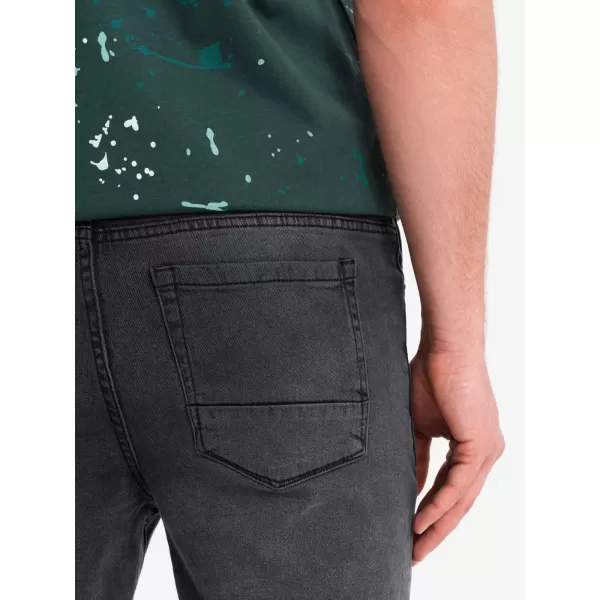 Pánské kraťasy OMBRE OM-SRDS-0186 GRAY 
