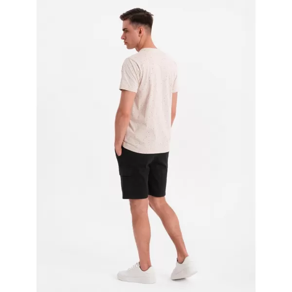  Pánské kraťasy OMBRE OM-SRCG-0190 BLACK 