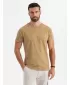 Pánské triko OMBRE OM-TSFP-0225 DARK OLIVE