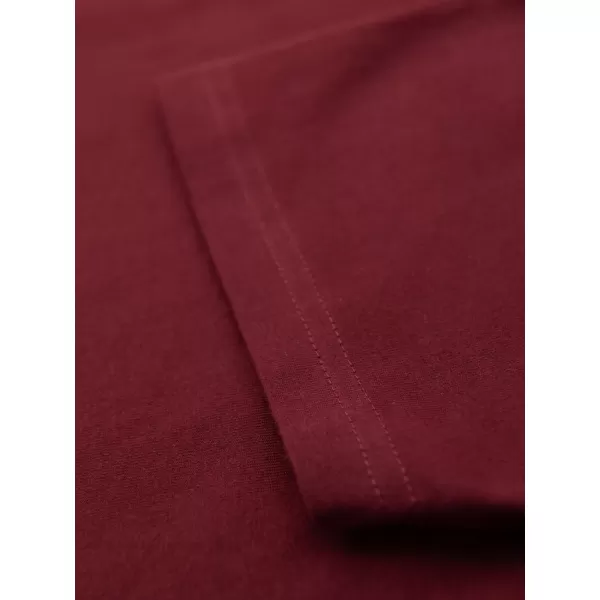  Pánské triko OMBRE OM-TSBS-0237 MAROON 