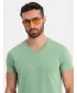 Pánské triko OMBRE OM-TSBS-0237 GREEN