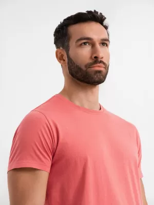 Pánské triko OMBRE OM-TSBS-0236 CORAL