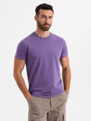 Pánské triko OMBRE OM-TSBS-0236 PURPLE