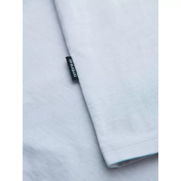  Pánské triko OMBRE OM-TSBS-0237 LIGHT GREY 