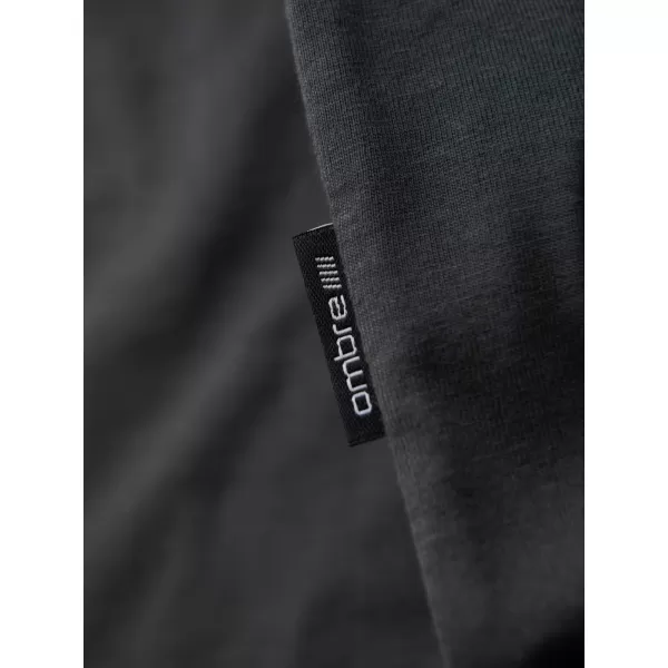  Pánské triko OMBRE OM-TSBS-0236 GRAPHITE 