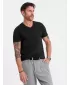 Pánské triko OMBRE OM-TSBS-0237 BLACK