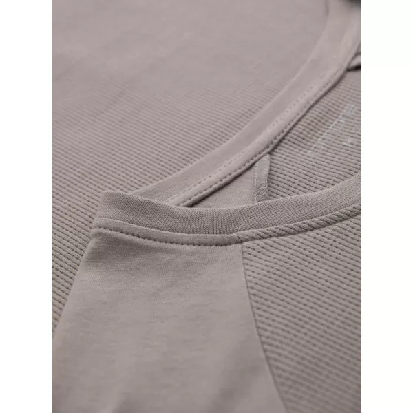  Pánské triko OMBRE OM-LSCL-0109 ASH 