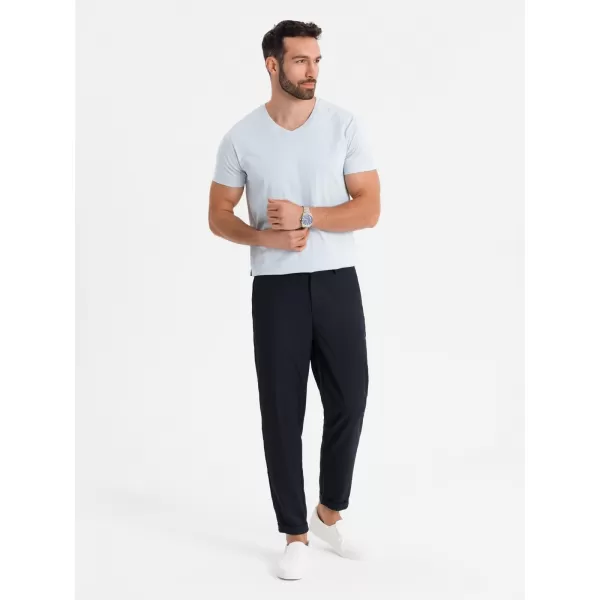  Pánské triko OMBRE OM-TSBS-0237 LIGHT GREY 