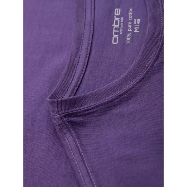  Pánské triko OMBRE OM-TSBS-0236 PURPLE 