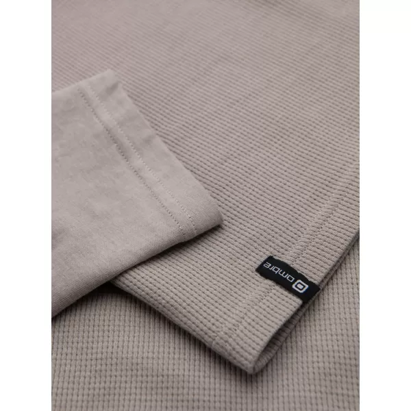  Pánské triko OMBRE OM-LSCL-0109 ASH 