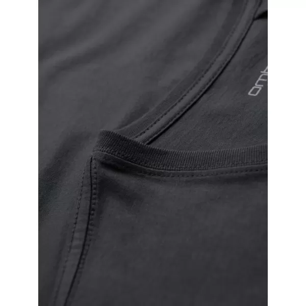  Pánské triko OMBRE OM-TSBS-0237 GRAPHITE 