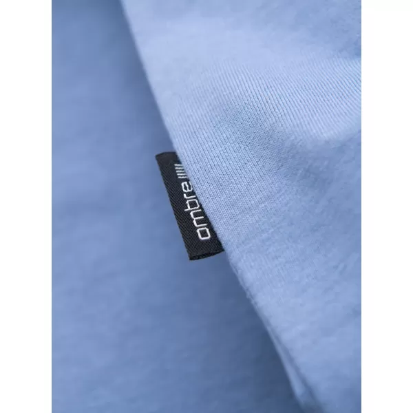  Pánské triko OMBRE OM-TSBS-0237 BLUE 