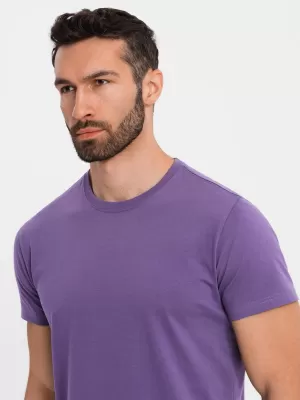 Pánské triko OMBRE OM-TSBS-0236 PURPLE