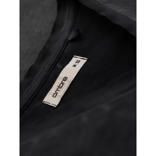  Pánské triko OMBRE OM-TSWT-0242 BLACK 