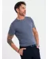 Pánské triko OMBRE OM-TSBS-0236 BLUE DENIM