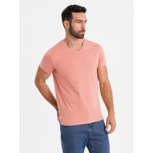  Pánské triko OMBRE OM-TSBS-0237 PINK 