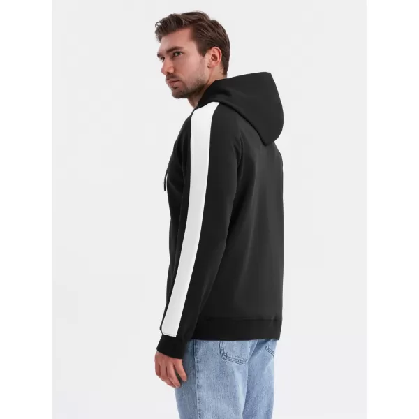  Pánská mikina OMBRE OM-SSZP-0210 BLACK 
