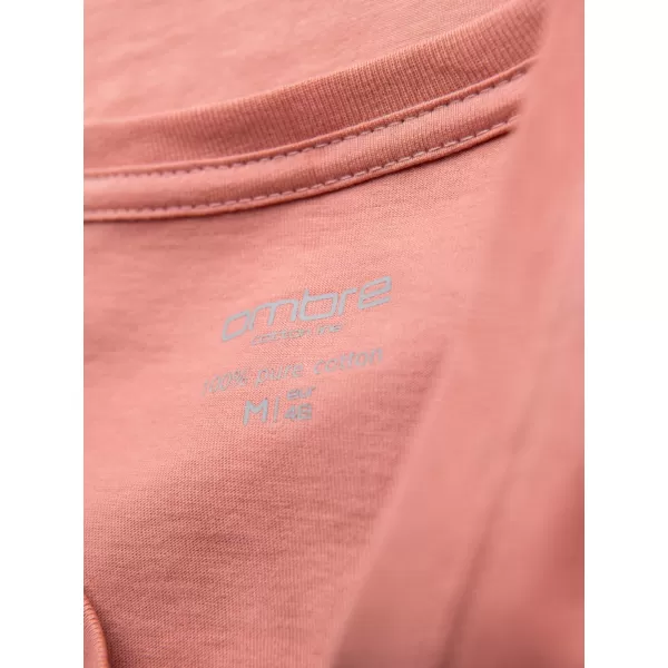  Pánské triko OMBRE OM-TSBS-0237 PINK 