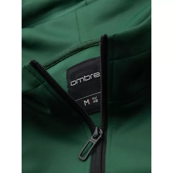  Pánská mikina OMBRE OM-SSZP-0210 DARK GREEN 