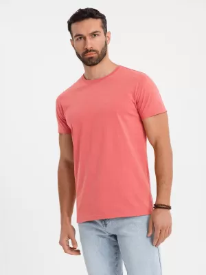 Pánské triko OMBRE OM-TSBS-0236 CORAL