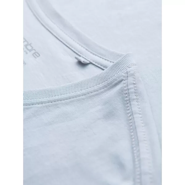  Pánské triko OMBRE OM-TSBS-0237 LIGHT GREY 