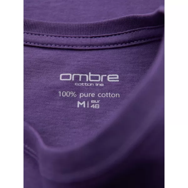  Pánské triko OMBRE OM-TSBS-0236 PURPLE 