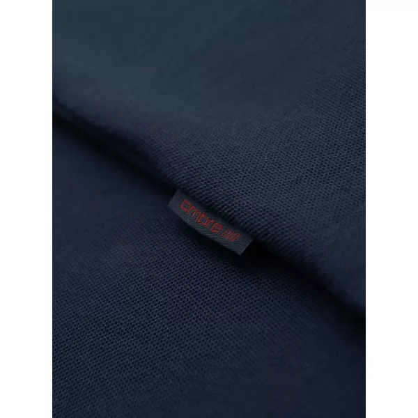  Pánské triko OMBRE OM-TSCT-0198 NAVY BLUE 