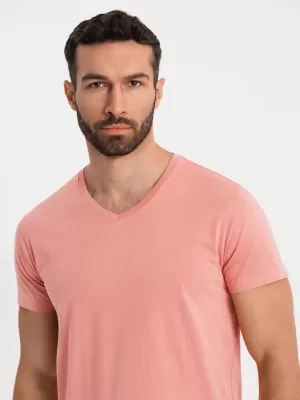 Pánské triko OMBRE OM-TSBS-0237 PINK