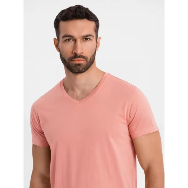 Pánské triko OMBRE OM-TSBS-0237 PINK 