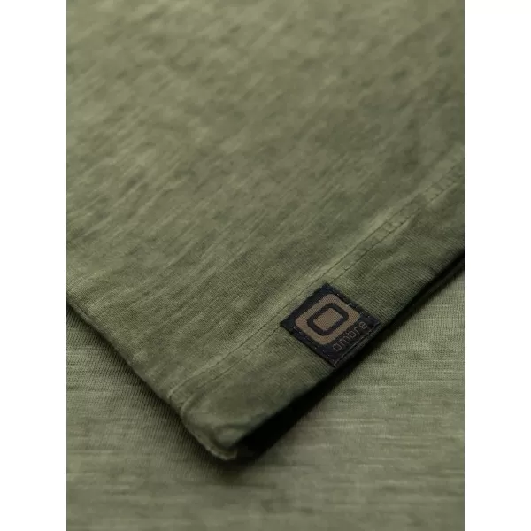  Pánské triko OMBRE OM-TSWT-0242 OLIVE 