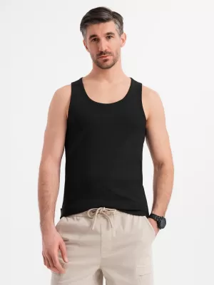 Pánské triko OMBRE OM-TSBT-0239 BLACK