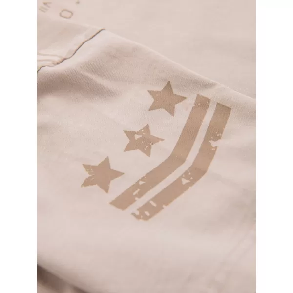  Pánské triko OMBRE OM-TSWT-0202 BEIGE 