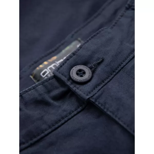  Pánské kraťasy OMBRE OM-SRCS-0197 NAVY BLUE 